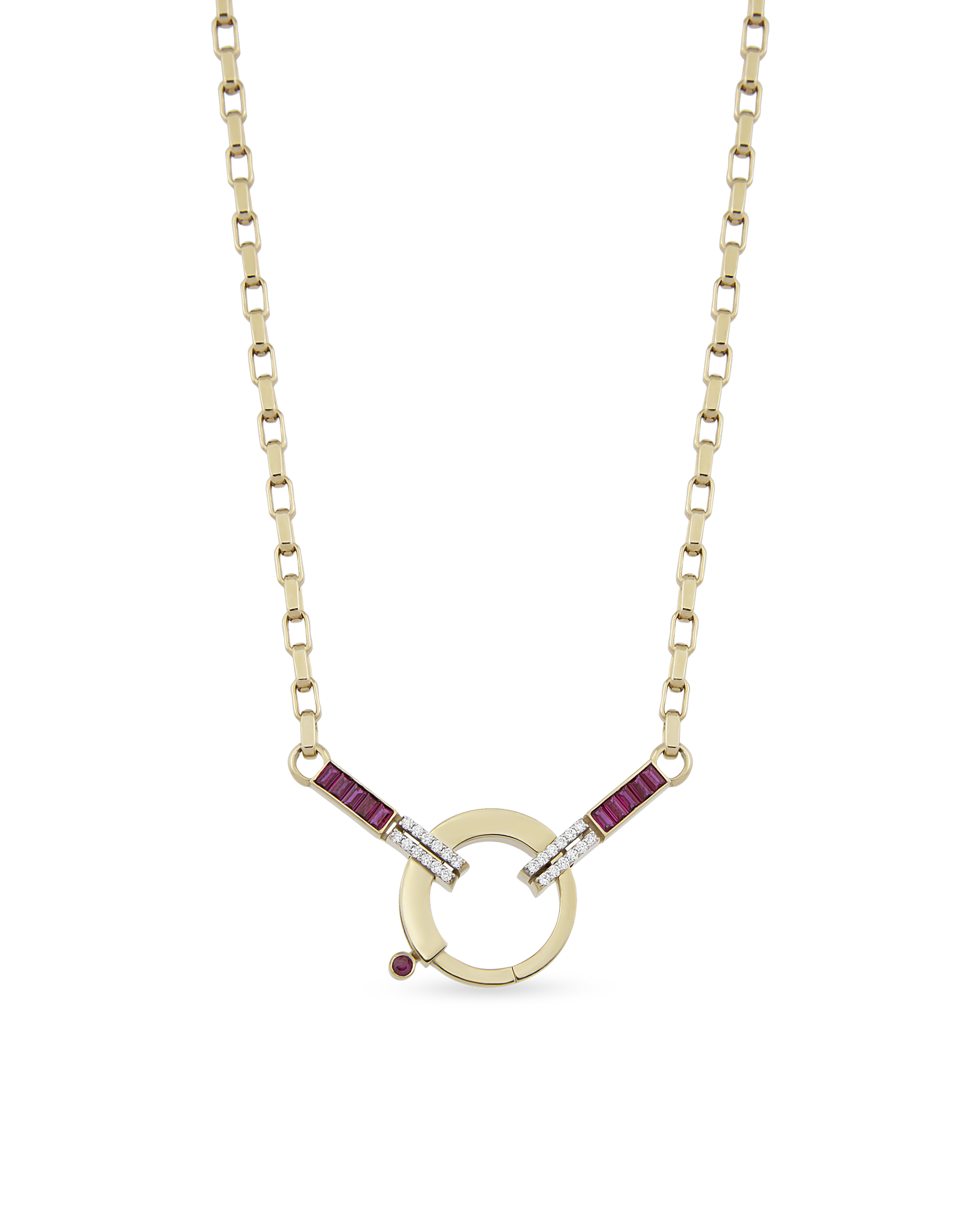 Baguette Chain Linea Zincir Kolye