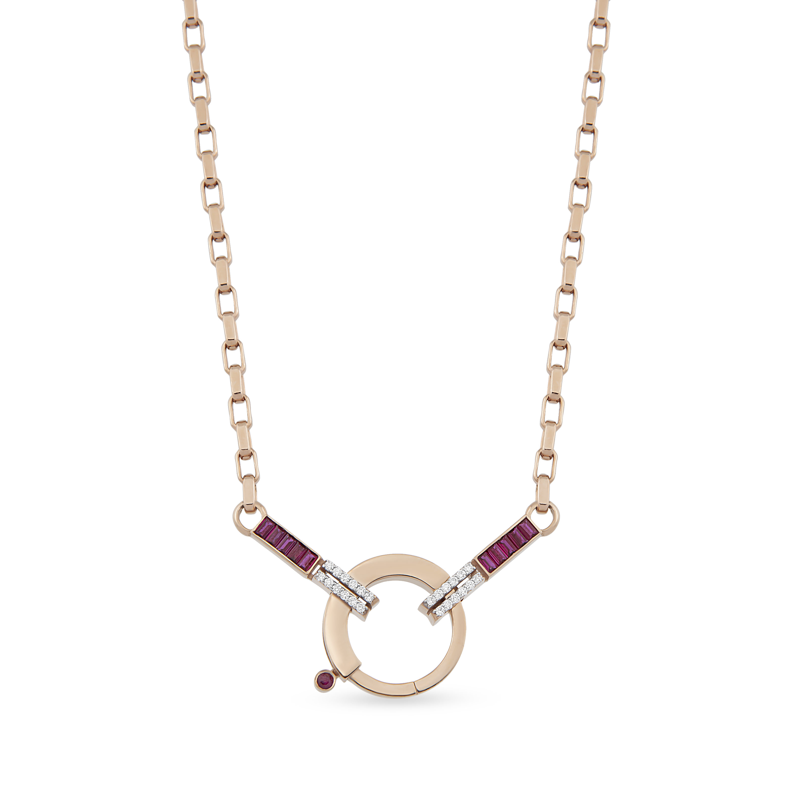 Baguette Chain Linea Zincir Kolye