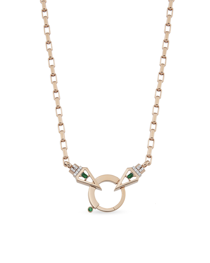 Baguette Chain Tria Core Zincir Kolye