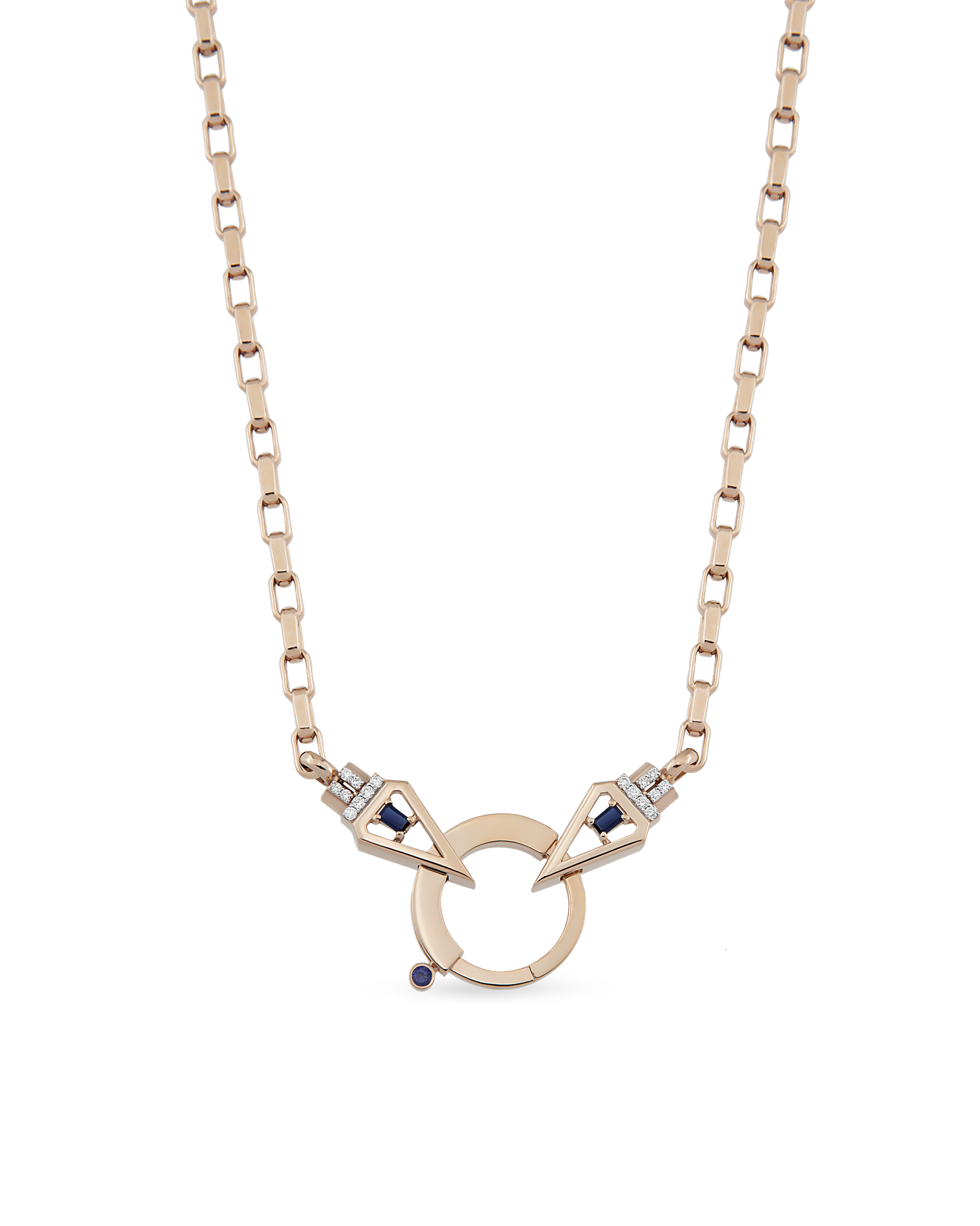 Baguette Chain Tria Core Zincir Kolye