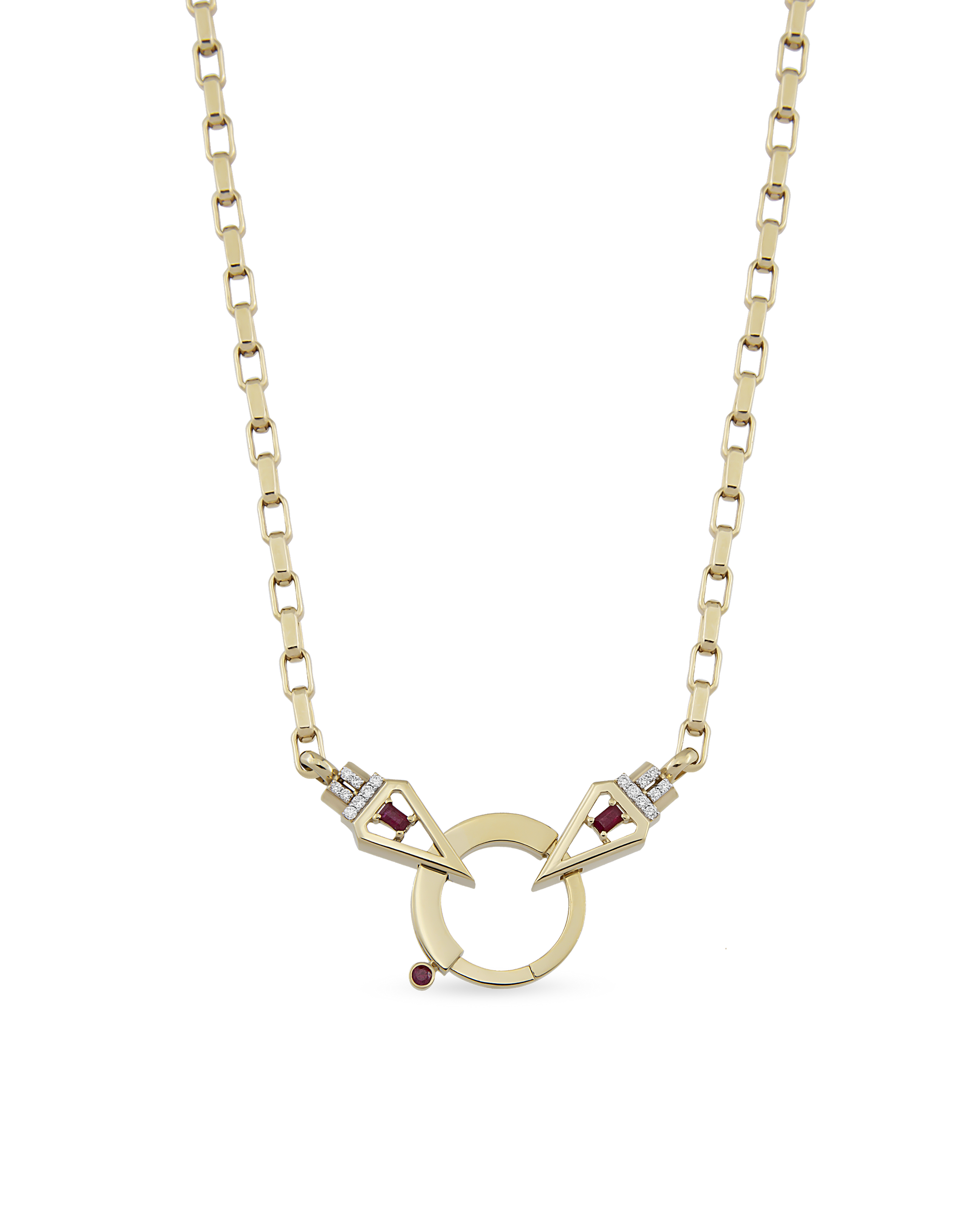 Baguette Chain Tria Core Zincir Kolye