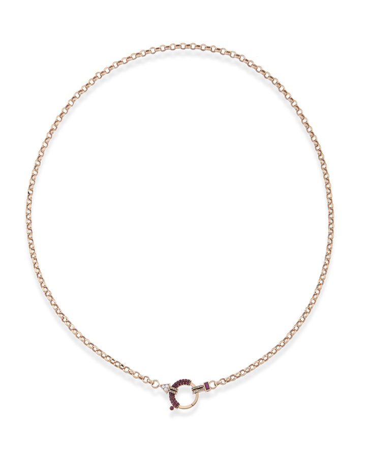 Baguette Chain Gem Zincir Kolye