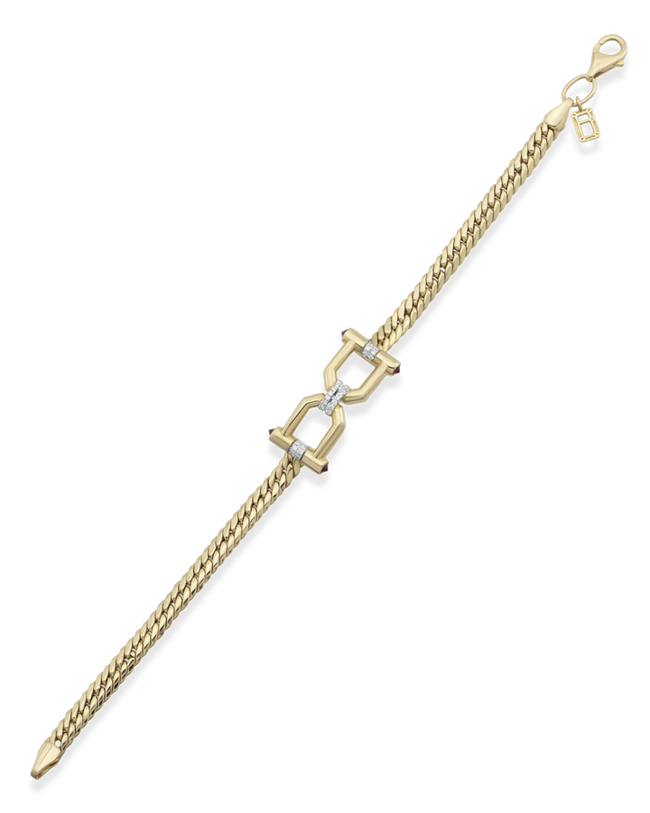 Clasp Reverse Hasır Zincir Bileklik