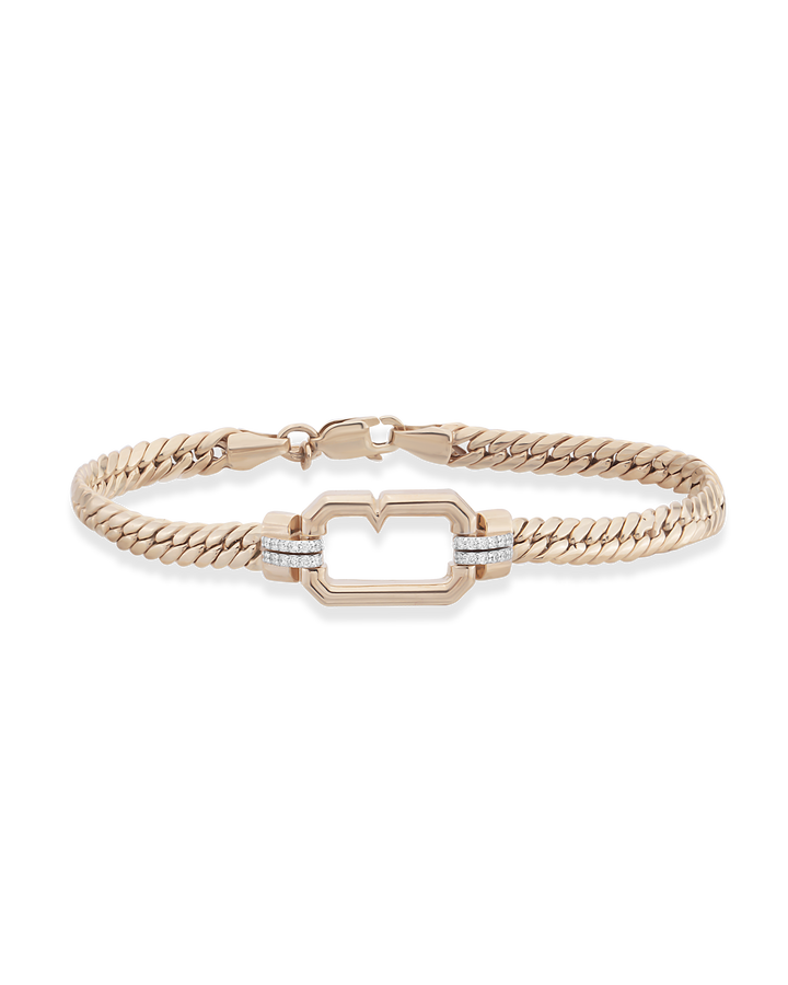 Monogram Hasır Zincir Bileklik