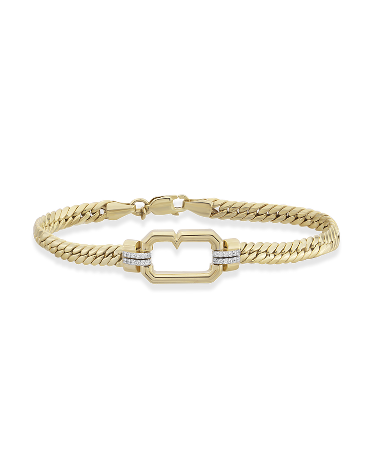 Monogram Hasır Zincir Bileklik