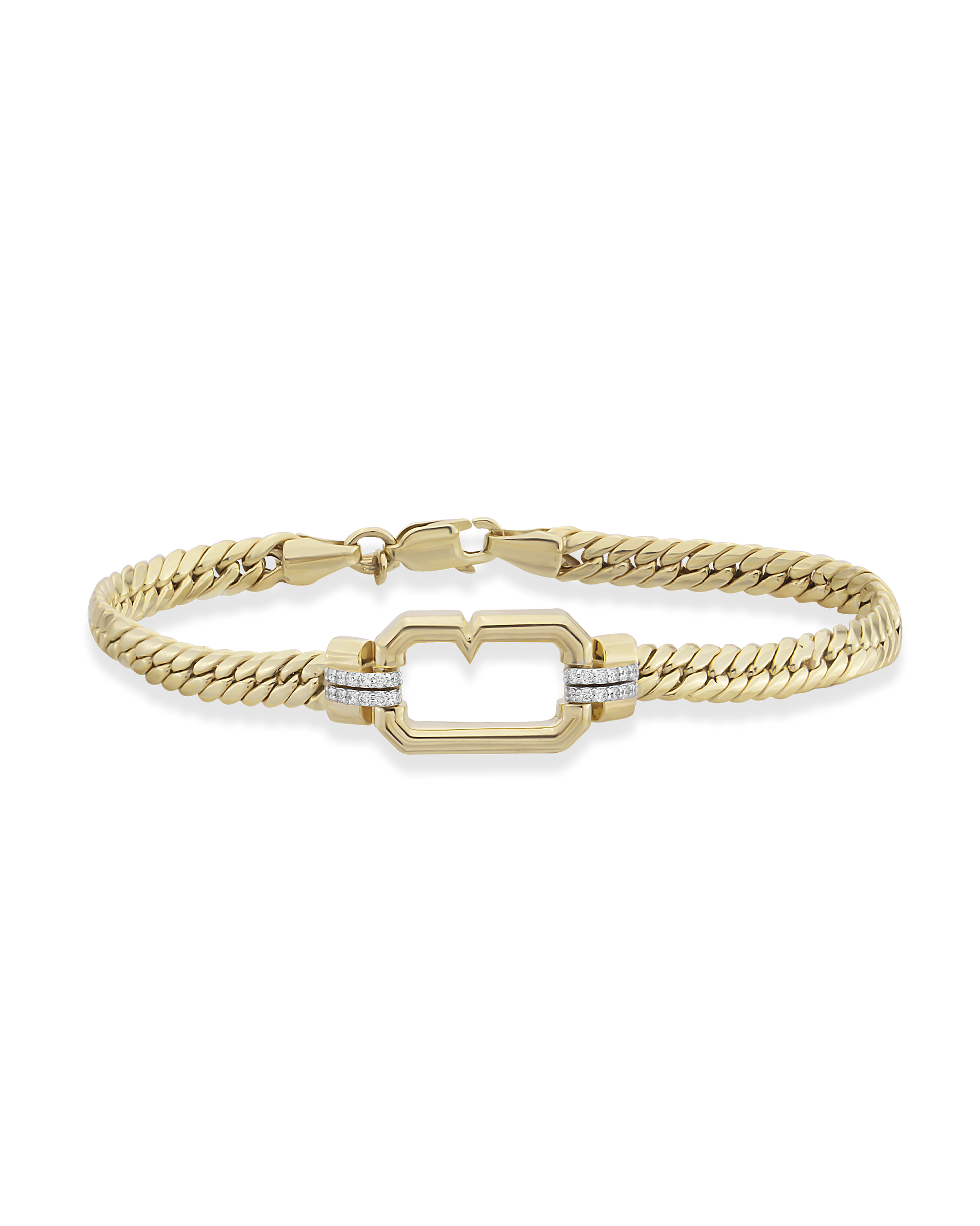 Monogram Hasır Zincir Bileklik