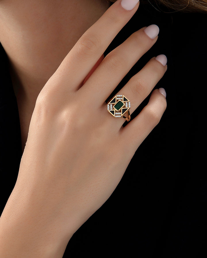 Jasmine Emerald Yüzük