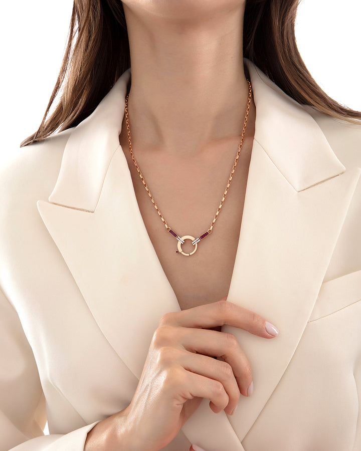 Baguette Chain Linea Zincir Kolye