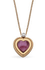 Lollie Heart Purple Kolye